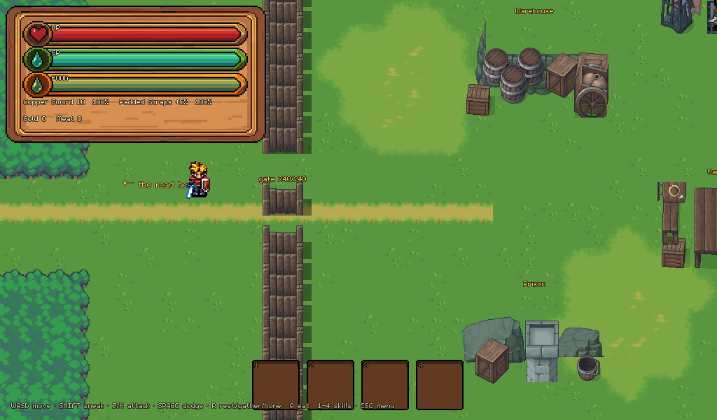 The gate of Ironhold, the first rival city